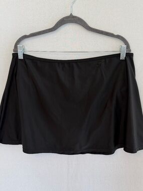 YOUR BEST LOOK Women’s Size 20W Black Swim Skirt